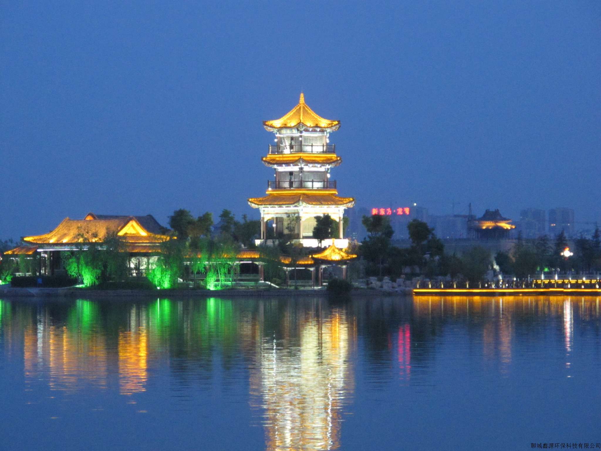 名人岛夜景